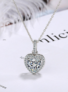 Valentine Day Gift 925 Stamp Plata Jewelry Shiny CZ Zircon L