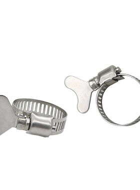 200Pcs 16-20mm SS201 Stainless Steel Adjustable Screw Worm G