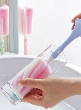 Creative Hung Long Handle Cleaning Brush Kichen Tool Sponge