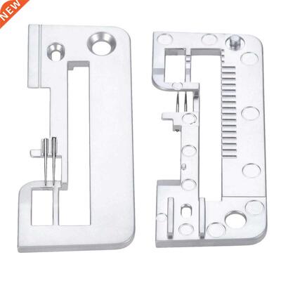 Metal Sewing Machine Needle Plate 4 Thread Stitching Silver