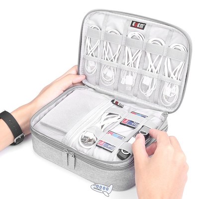 Portable Cable Bag Digital USB Gadget Organizer Wires Charge