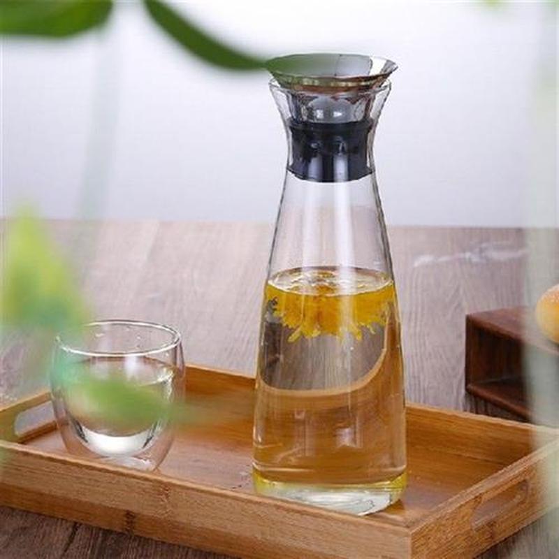 1000ml Heat Resistant Glass Teapot Flower Tea Kettle Large