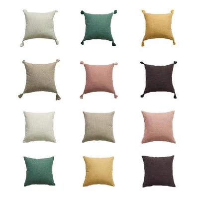 Cotton Linen Decorative Throw Pillow Covers Decorative