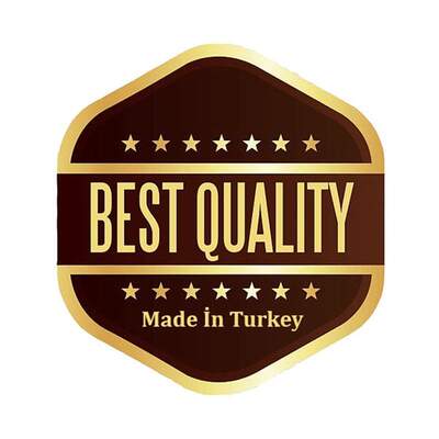 Traditional Turkish Coffee Cup Boxed Set with 6 Cups and 6