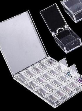 20 Grids Clear Display Case Organizer Holder For Jewelry