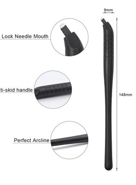 10pcs Disposable Microblading Pen with 18U pins Needles  Pe