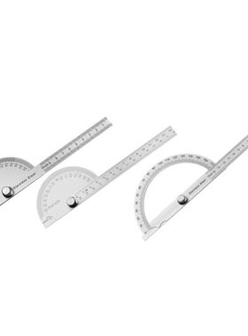 180 Degree Protractor Metal Angle Finder Goniometer Angle Ru