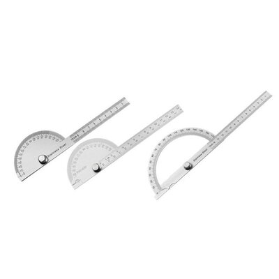 180 Degree Protractor Metal Angle Finder Goniometer Angle Ru
