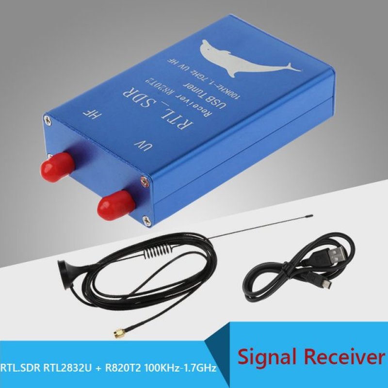 Portable Radio RTL SDR Tuner Receiver RTL2832U R820T2 100KHz