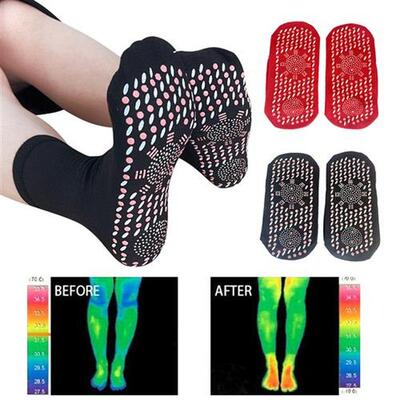 Heated Socks, Self Heating Socks for Men Women,Massage Anti-