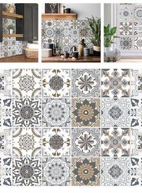 10pcs Backsplash Tile Stickers Peel Stick Wall Sticky