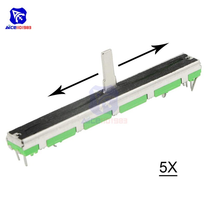 *5PCS/Lot Slide Potentiometer Resistor B103 10K Ohm Slide Po