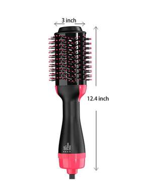 Ulelay New Hair Straightener Electric Hot Air Brush Nylon Pi