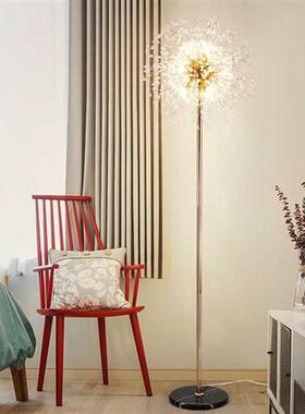 2022 Modern Luxury LED Crystal Floor Lamp in Gold / Chrome D