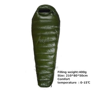 Outdoor Camping Sleeping Bag Thermal Filling 400g 600g 800g