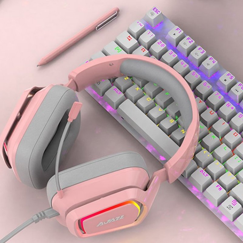 Ajazz AX368 Wired Stereo Sound Headphone Ergonomic RGB Heads