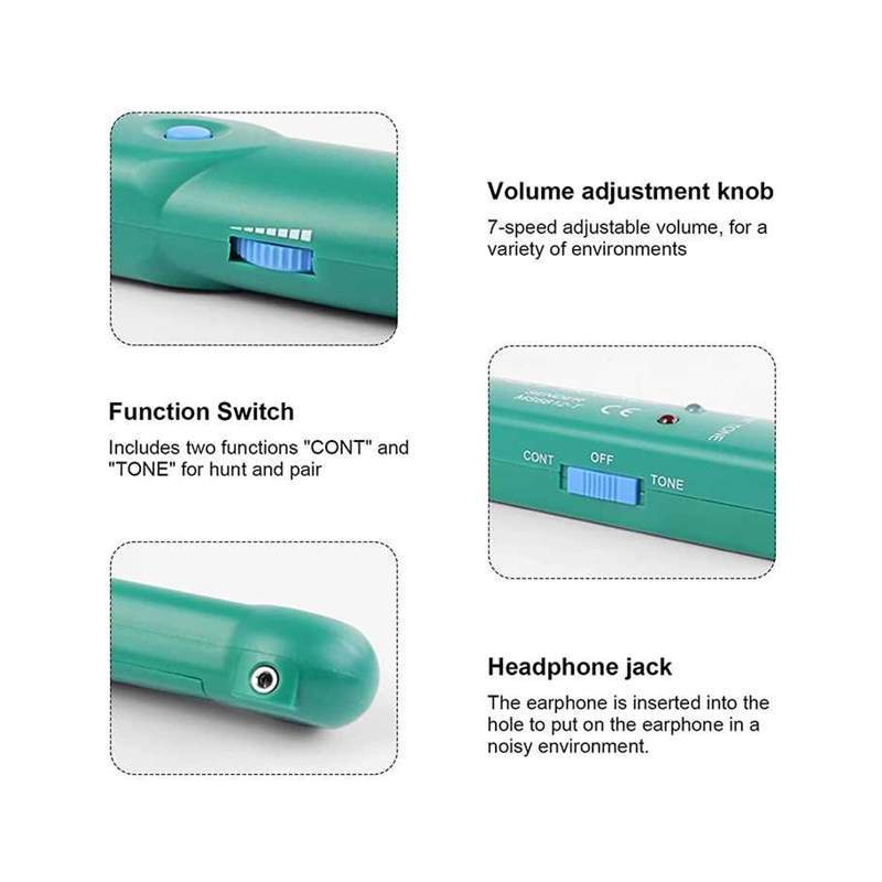 Professional MS6812 LAN Network Cable Tester Telephone Phone