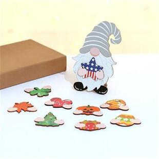 Girl Gnomes Garden Decorations Large Christmas Wooden Table