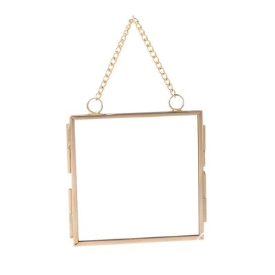DIY Chain Retro Metal Photo Frame High Translucent