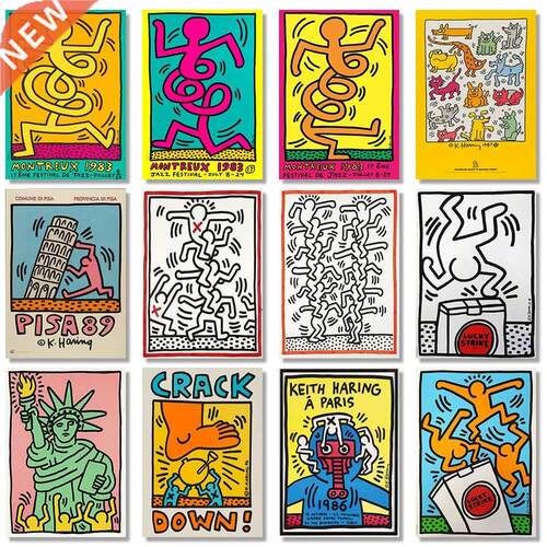 Keith Art Exhibition Pictures Poster Pisa Abstract Print Vin