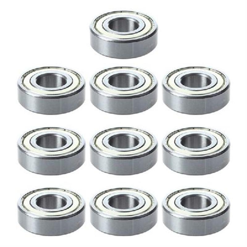 10X 6203Z Deep Groove Double Metal Metric Ball Bearing 17 x