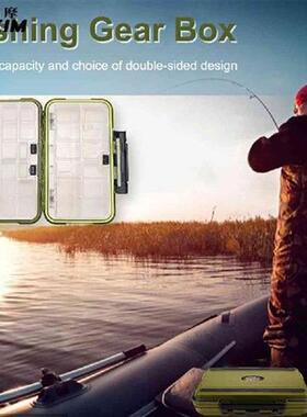 Plastic Fishing Storage Box Double-Sided Fishing Accessory
