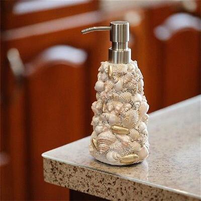 Seashell Liquid Soap Dispensers Press Type Portable