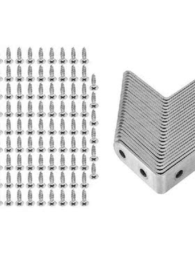 24 Pieces Stainless Steel Corner Braces (1.57 X 1.57