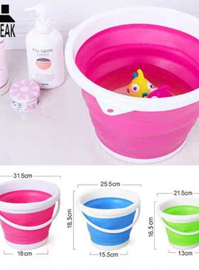 3/5/10 L Bucket for Fishing Promotion Folding Bucket Car Was