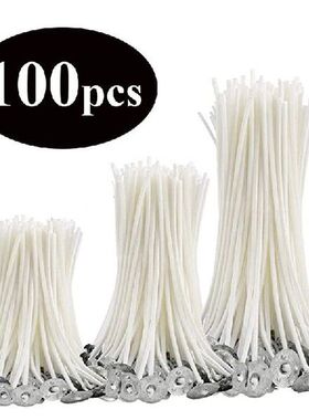 100pcs Waxed Cotton Candle Wicks with Stand Original