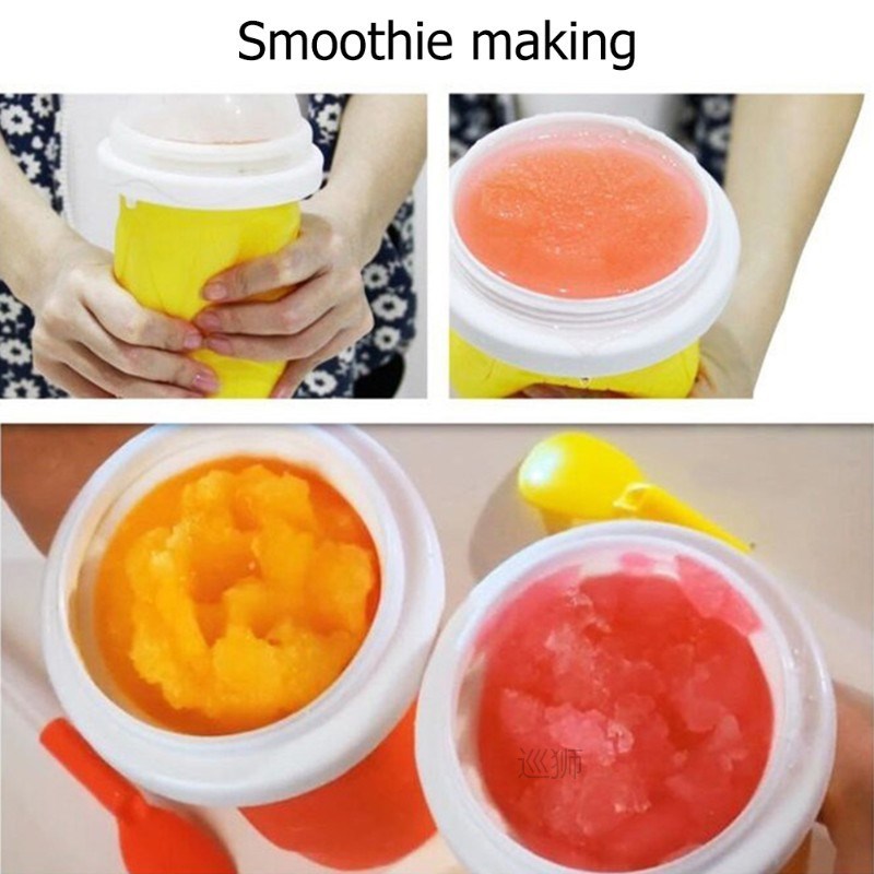 Quick Frozen Smoothies Cups Slushy Ice Cream Maker Milkshake