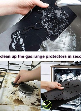 4pcs Gas Stove Protector gas Stove Cooker cover liner Sheild