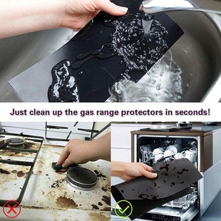 4pcs Gas Stove Protector gas Stove Cooker cover liner Sheild