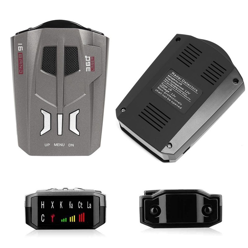 V9 Car radar Detector English Russian Auto Vehicle Speed Vo