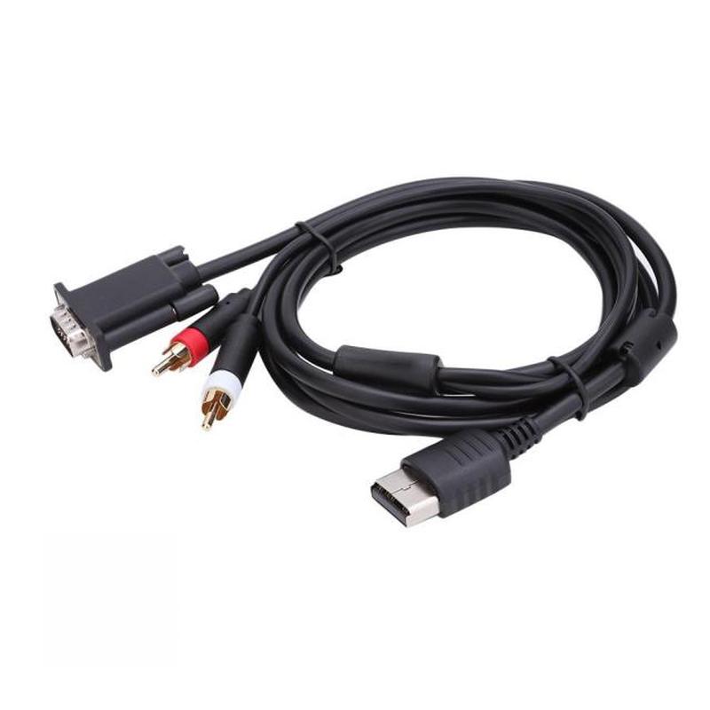 VGA Cable RCA Sound Adapter HD Box Cable for Sega Dreamcast