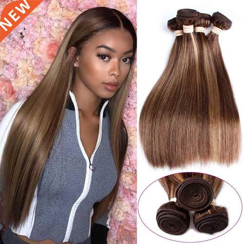 Highlight Bundles Brazilian Straight Human Hair Bundles Ombr
