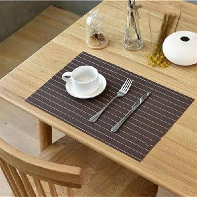 6pcs/lot New Fashion Pvc Dining Table Placemat Europe Style