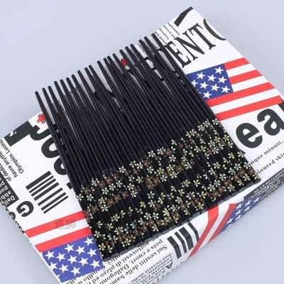 Retro Chinese style wooden hairpin chopsticks qipao accessor