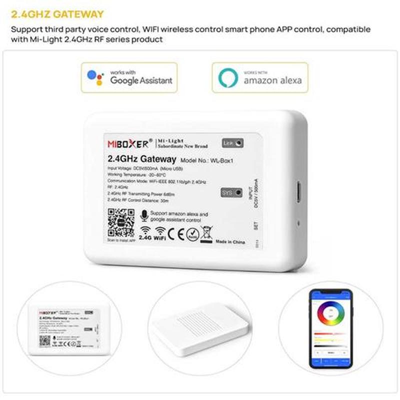 WL-Box1 WiFi Wireless Controller Miboxer 2.4GHz iBox RF Remo