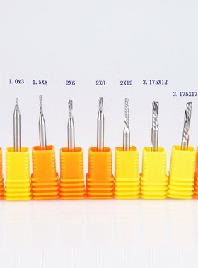 10pc SHK 3.175mm AAA Left Spiral lling cutter down cut one F