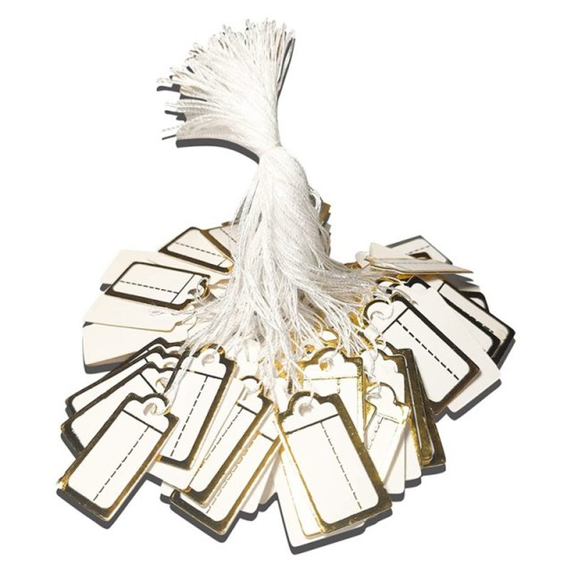 White Tags With String 1000Pcs Marking Strung Tags Writable