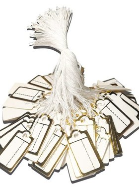 White Tags With String 1000Pcs Marking Strung Tags Writable