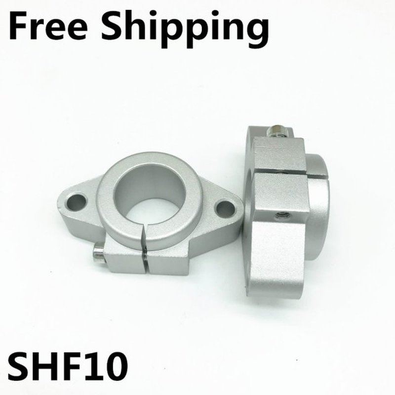 2pcs SHF10 10mm linear bearing rail shaft support XYZ Table