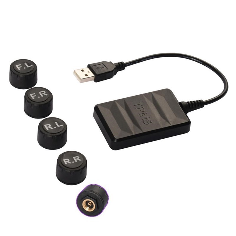 USB Spare Tire Pressure Monitoring System TPMS Built in/Ext