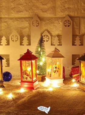 Christmas Candle with Holder LED Tea light Candles Cages Elk