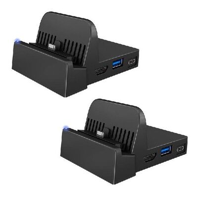 2X Portable Mini Switch TV Docking Station Charging Stand