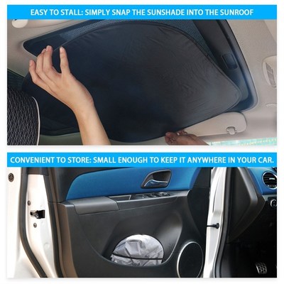 Car Foldable Sunroof Shade Sunshade Skylight Visor Cover Ant