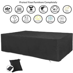 213*132*74cm Patio Furniture Cover 420D Rectangular Patio