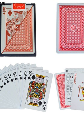 PVC Poker Cards Waterproof Texas Hold'em Playing Cards