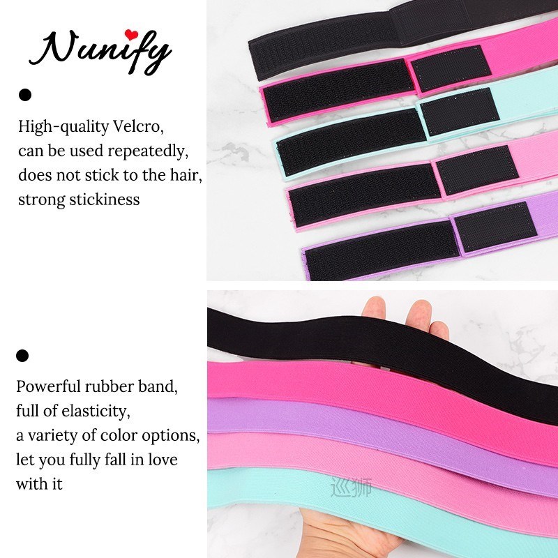 New Colorful Pink Purple Wig Band 1Pcs Wig Band To Melt Lace